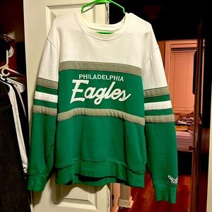 Like New Mitchell and Ness EAGLES KELLY GREEN SWEATER